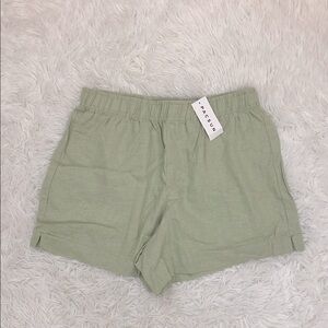PacSun Light Green Linen Shorts - Lightweight